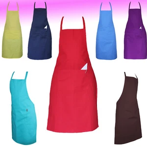 Delantal completo unisex carnicero barbacoa cocina restaurante chef cosas camarero delantal - Imagen 1 de 40