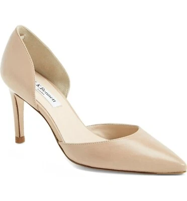 L.K. Zapato de salón Bennett de cuero beige nude Flossie d'Orsay EUR 36,5 US 6 Foto 1 de 4