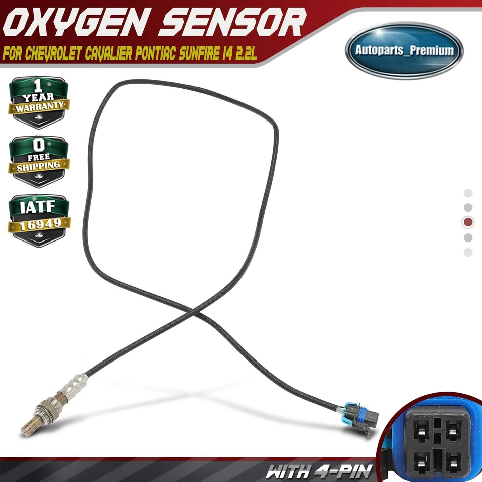 Sensor de oxígeno O2 aguas abajo para Chevrolet Cavalier 1996-2001 Sunfire 99-01 2,2 L Foto 1 de 4