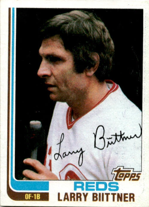 1982 Topps Larry Biittner #159 Cincinnati Reds - Image 1 of 1
