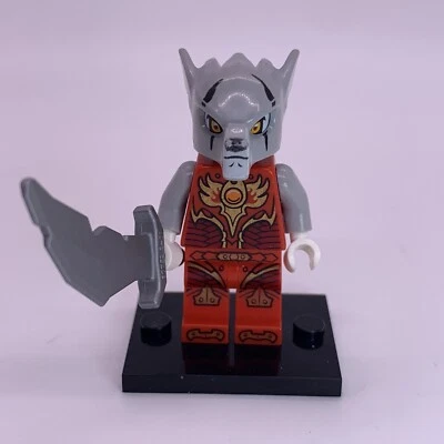 Minifigura Lego Legends Of Chima Worriz-Fire Chi - loc100 70149 30265 Ver Desc. - Imagem 1 de 4