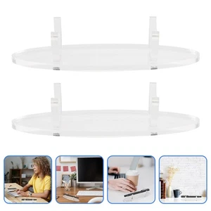 2 Pcs Pen Storage Display Stand Clear Holder Transparent Holders - Picture 1 of 12