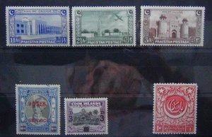Cook Islands Jaipur 1947 9pi on 1a Pakistan 1948 Independence set MM - Picture 1 of 1