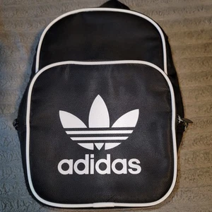 Adidas Originals Santiago Black White Mini Bag Makeup School Lunch Bag #I 0-1 - Picture 1 of 4
