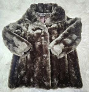 Vintage Royal Minke by Hillmoor Damen braun Nerzmantel - (L) - Bild 1 von 9