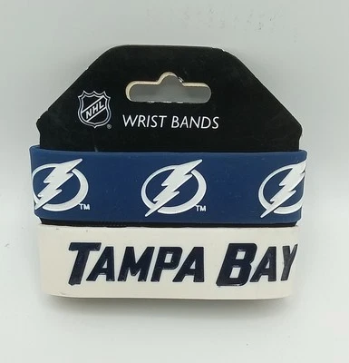 Tampa Bay Lighting NHL 2 Pack Bracelet Wrist Bands - Image 1 of 2