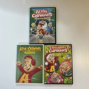 DVD Alvin and The Chipmunks Lot Christmas Meet Frankenstein Driving Dave Crazier - Foto 1 di 4