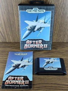 After Burner II (Sega Genesis, 1990) CIB Complete Box Cart Manual VG Tested Game - Bild 1 von 6