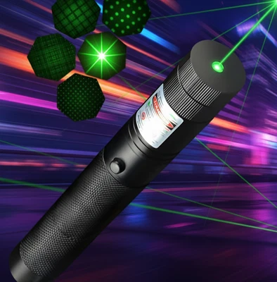 Laserpointer 532nm ( Grün )  / +USB Ladegerät +Akku +Sternekappe - Bild 1 von 4