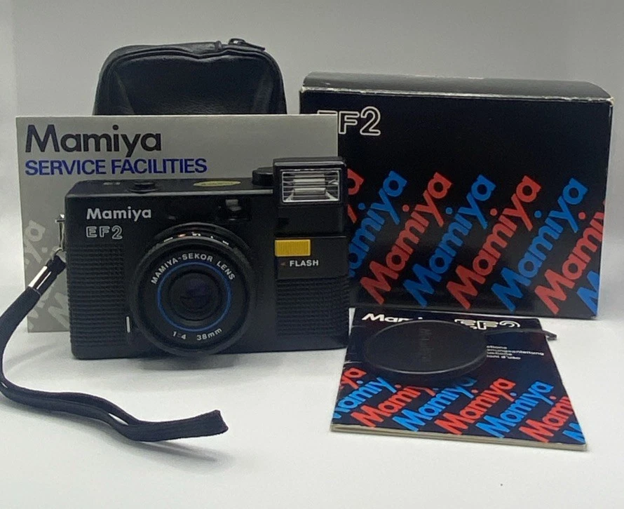 Mamiya EF2 Vintage Film Camera In Box Genuine Bag, Manual & 1982 Warranty VGC - Image 1 of 4
