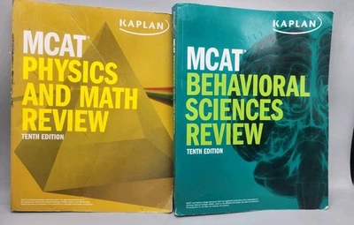 Kaplan MCAT 2 Book Subject Review Lot Of 2 - Image 1 of 4