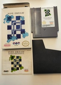 Pipe Dream (Original/Authentic) - NES - Complete In Box CIB - Nintendo