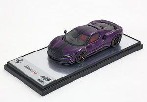 Ferrari 296 GTB Viola Dino Gloss and black stripe - 1:43 - BBR (BBRC264SU16) - Picture 1 of 2