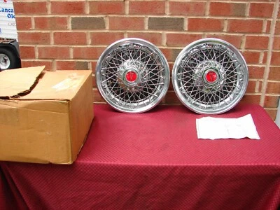 78-87 PONTIAC LEMANS GRAND PRIX NOS GM WIRE HUBCAPS - Image 1 of 4