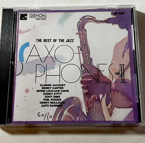 THE BEST OF THE JAZZ SAXOPHONES : VOLUME 2 - V/A - CD - IMPORT NEW MINT ❤️ - Imagen 1 de 7