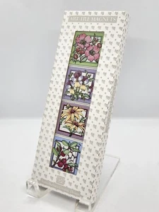 Vintage Santa Barbara Ceramic Art Tile Magnets Set of 4 Flowers NIB A1 - Picture 1 of 6