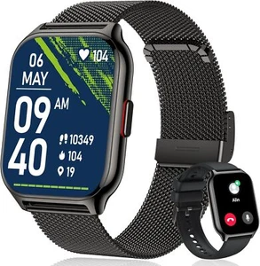Smart Watch for Women Men Dial/Answer Calls Compatible for Motorola Moto Phones - Picture 1 of 34