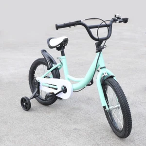 16 Zoll Kinderfahrrad Jungenfahrrad Unisex grün Kinderrad Fahrrad mit Stützräder - Bild 1 von 8
