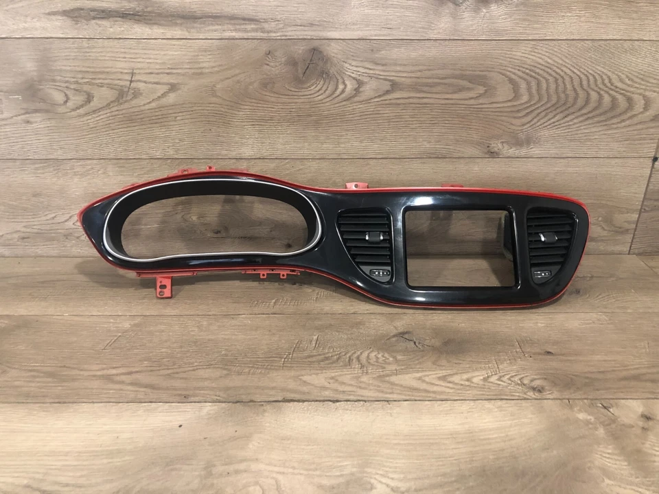13-2016 道奇飞镖集群速度计屏幕 DASH TRIM BEZEL 面板红线原始设备制造商  — 第 1/4 张图片