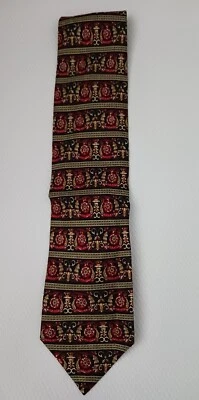 Mens Richel Royal geometric 100% Silk tie Great Condition  Foto 1 de 4