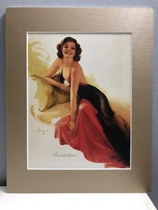 CHICA PIN-UP AMERICANA DE COLECCIÓN Por Rolf Armstrong 1920-30 Sexy Fantasía Mujer - Imagen 1 de 1