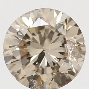 0.09 Ct Natural Loose Round Cut Diamond 2.80 MM Brown Color Round Diamond L6268 - Foto 1 di 11