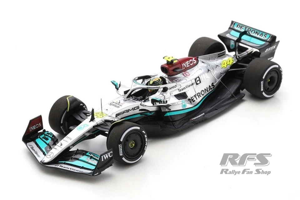 Mercedes AMG F1 W13 Lewis Hamilton 300th GP Formel 1 French GP 2022 1:43 Spark - Bild 1 von 1