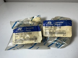 2pcs Genuine OEM Hyundai 54813-22200 Front Stabilizer Bar Bushing 95-99 Accent - Picture 1 of 2