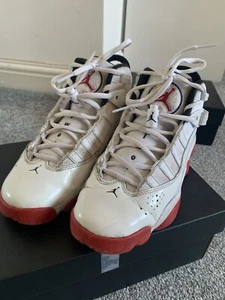 Größe UK 5 - Jordan 6 Ringe Mid White University Red - Bild 1 von 12