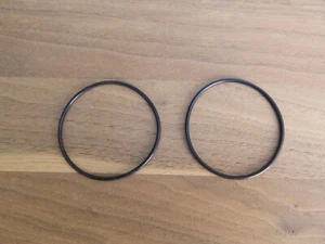 Set of 2 Porter Cable Dust Canister O-Ring #897558 - Random Orbital Sander - USA - Picture 1 of 9