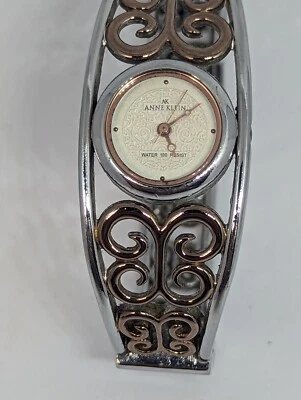 罕见 Anne Klein AK 10/7523 不锈钢手镯手链 女士手表零件 — 第 1/2 张图片