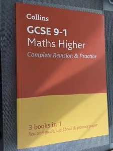 NEW Collins GCSE 9-1 Maths Higher All-in-One Complete Revision Workbook Practice - Picture 1 of 3