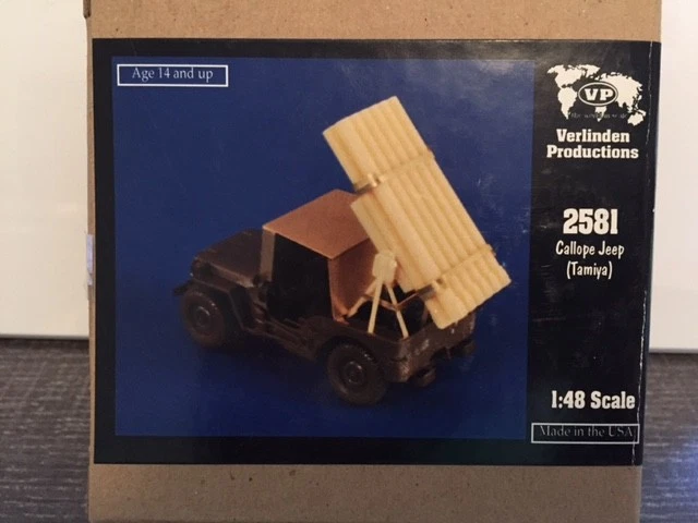 VERLINDEN Productions Calliope Jeep  (Tamiya) 1:48 Scale Item #2581 - Image 1 of 1