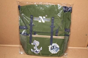 US Naval Academy NAVY Blue N Gold Backpack New - Picture 1 of 6