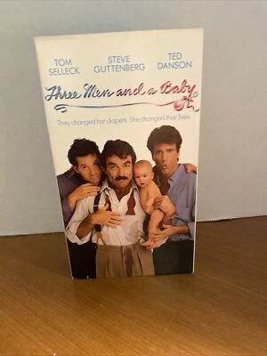Three Men and A Baby (Tom Selleck, Steve Guttenberg, Ted Danson) - VHS  Foto 1 de 4