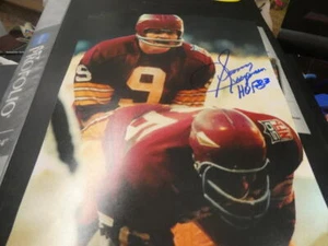Foto firmada de Sonny Jurgensen Washington Redskins 8x10 Certificado de Autenticidad de la corte 4 - Imagen 1 de 1