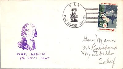 USS Pine Island - 4.10.1962 - James Madison - F48869 - Image 1 of 2