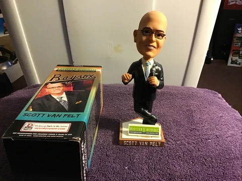 Rare Scott Van Pelt Bobblehead Bowie Baysox SGA ESPN Baltimore Cover