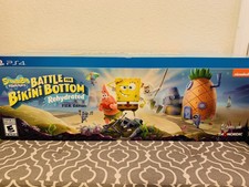 Spongebob Squarepants Battle for Bikini Bottom F.U.N. Edition PS4 New