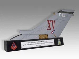 Panavia Tornado GR4 RAF Solid Kiln Dried Mahogany Wood Handmade Tail Fin - Picture 1 of 9