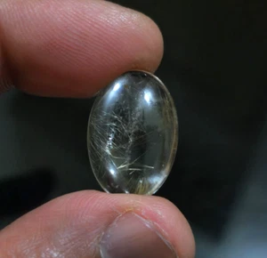 100% Natural Golden Rutiled Quartz Cabochon Oval Shape 15.15 Crt Loose Gemstone - Picture 1 of 5