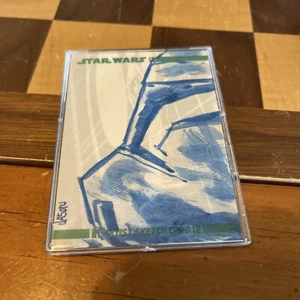2008 Topps Star Wars Clone Wars Artist Sketch Card 1/1 Jason Keith Phillips - Bild 1 von 2