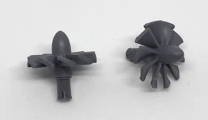 2 x Lego® Propeller X577  Rotor dunkelgrau Technic Technik Turbine 10 Blätter - Picture 1 of 2