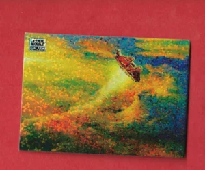 2024 Topps Star Wars Chrome Galaxy Paralelle Diamond Brillante carte 93 - Picture 1 of 2