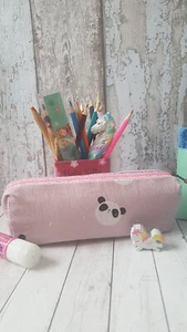 Etui Panda, Neu, für Füller, Lineal, Zirkel, Bleistift, Anspitzer, Radiergummi - Bild 1 von 3