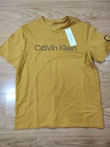 Calvin Klein NWT Men's Small Crew Neck T-Shirt Short Sleeve 100% cotton - Picture 1 of 4