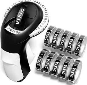 1X Dymo Omega and 10X 9 mm Embossing Schriftband 3D Präge Beschriftungsgerät - Bild 1 von 8