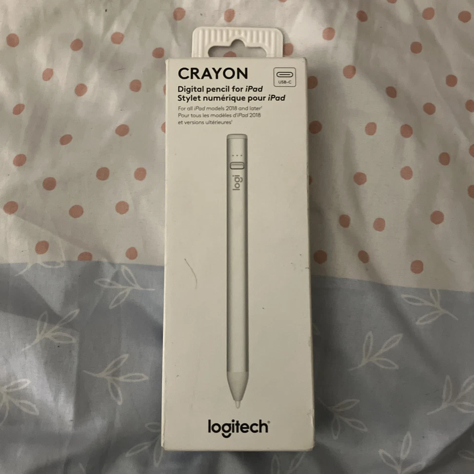 Lápiz digital Logitech Crayon para Apple iPad 2018 en adelante | USB-C nuevo ¡¡GENUINO!!! Foto 1 de 4