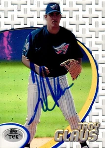 Troy Glaus Signed 1998 Topps Tek - #61 Pattern 47 (RC) Anaheim Angels - Bild 1 von 2