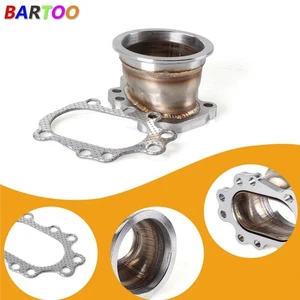 8 Bolt to 3" V Band Dump Turbo Adaptor Flange Kit For T25 T28 GT25 GT28 - Picture 1 of 9
